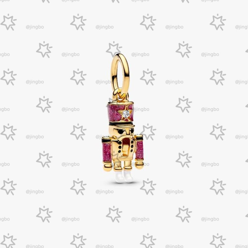 Pandora Moveable Nutcracker Dangle Charm - image 1